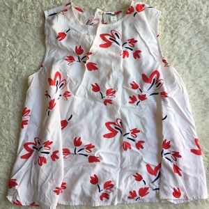 Printed Sleeveless Blouse